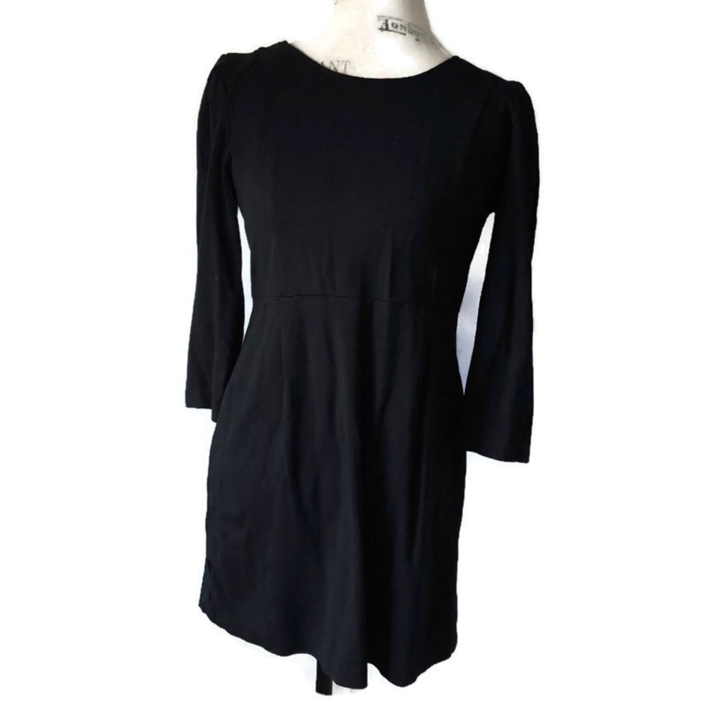 Juicy Couture Black Quarter Sleeve Gold Back Zip